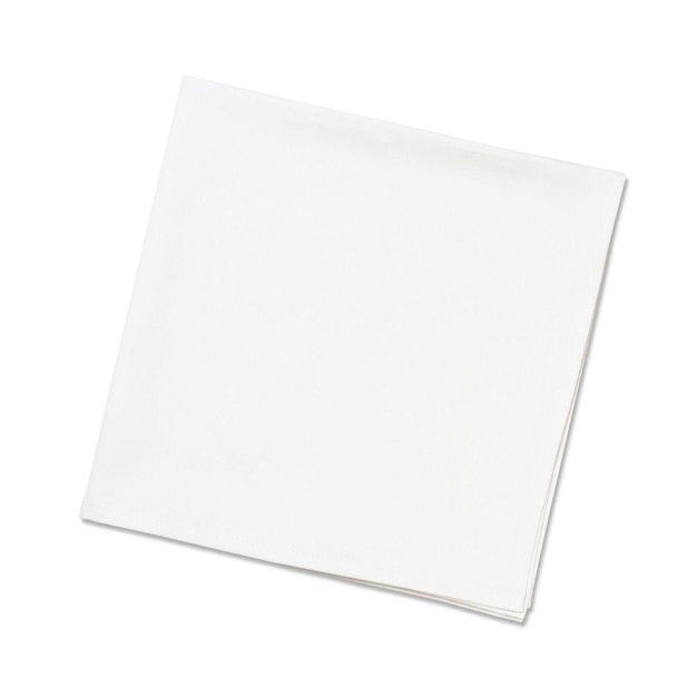 White Napkins with Clipping Paths