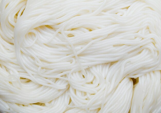 white noodle background