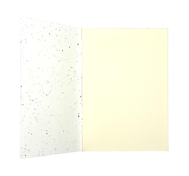 Photo white note paper isolated on white background