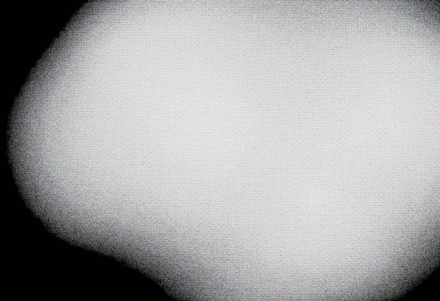 a white object with a black background