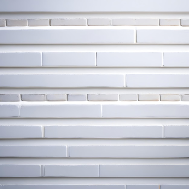 White old brick wall background