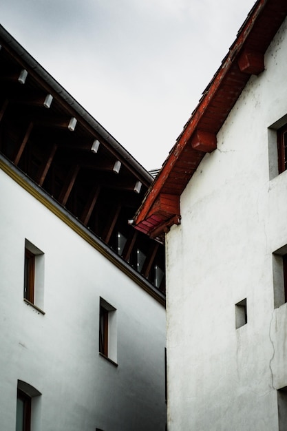 White old  houses