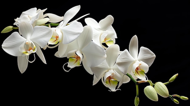 白いオルキッドの花
