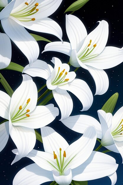 写真 白い蘭のhd写真の花の壁紙の背景イラストデザイン素材