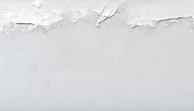 White paint on a gray background