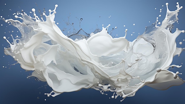 Photo white paint splash background