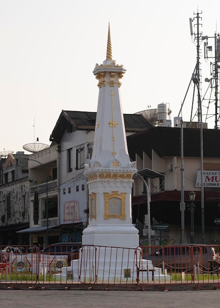 White Pal Monument (Tugu Pal Putih) in Yogyakarta