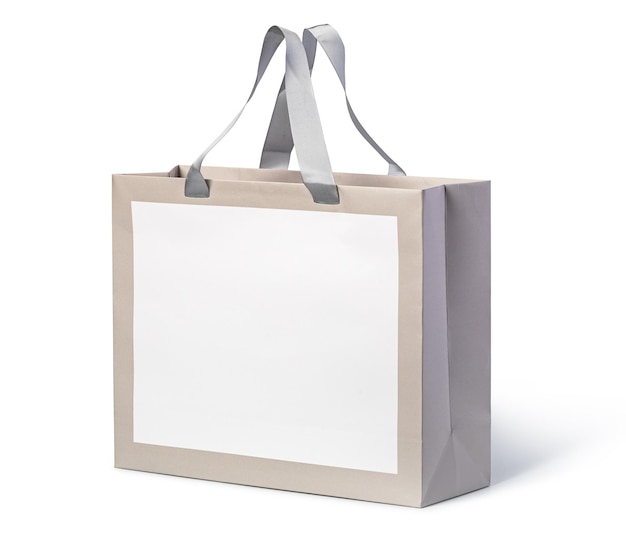 Photo white paper bag