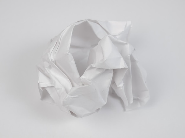 White paper ball