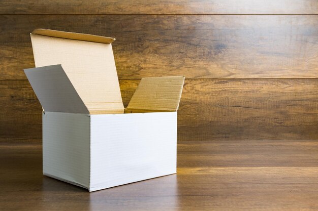 White paper box