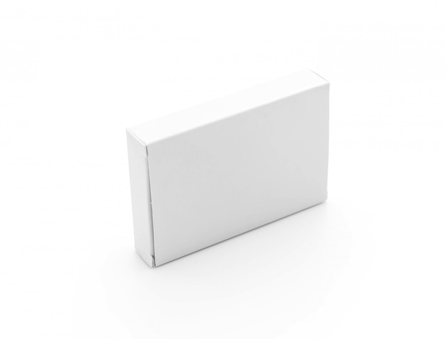 white paper box