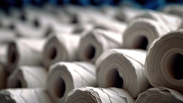 white paper rolls