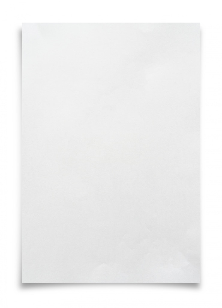 Photo white paper sheet isolated on white background