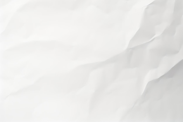 Белый бумажный фон с текстурой Скрученная белая бумага Абстрактный фон с пустой областью