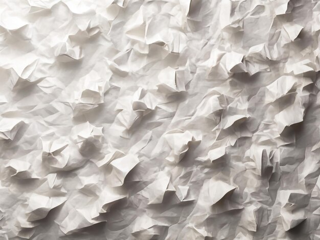 White Paper Texture background Crumpled white paper abstract shape background with space paper for