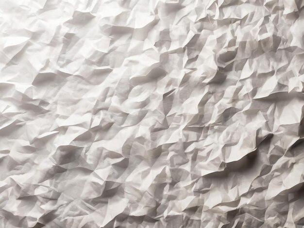 Photo white paper texture background crumpled white paper abstract shape background with space paper for