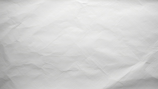 A white paper that is wrinkled and has a pattern of lines on it.