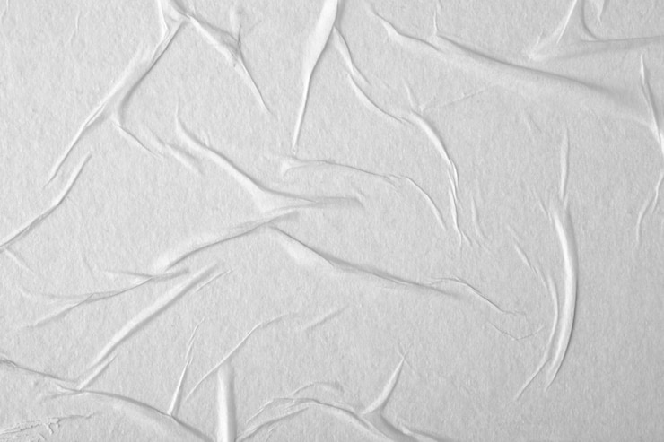 Photo white paper with folds. paper texture.