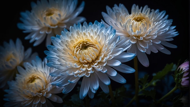 写真 ホワイトパテルの花 クローズアップ