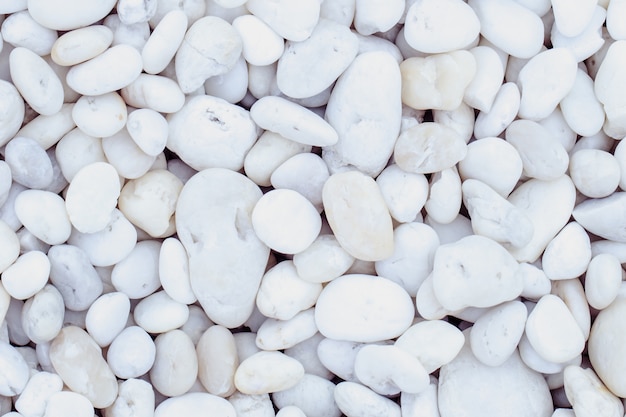 white Pebble beach texture