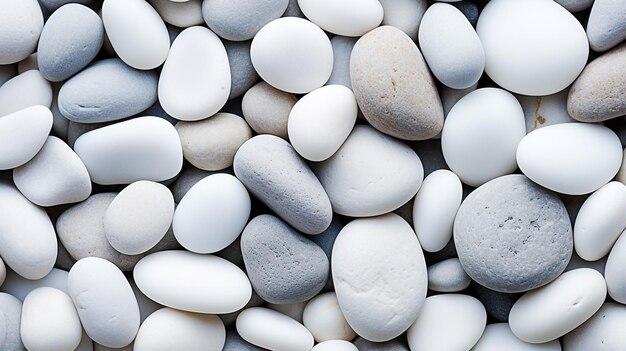 white pebble stone background