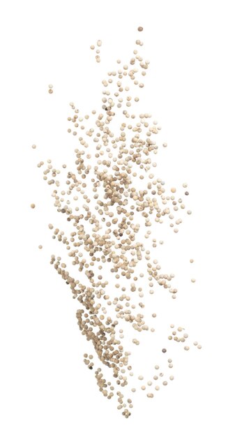 White Pepper seeds fly explosion white Pepper float explode abstract cloud fly