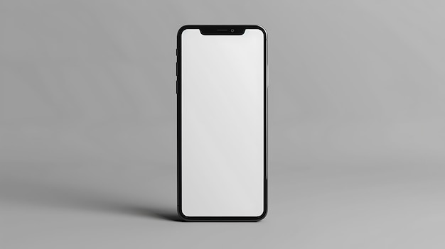 белый телефон с черным корпусом с надписью " iphone "