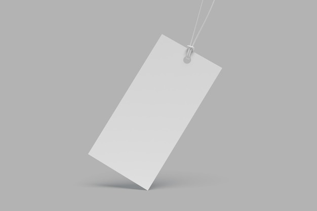 a white piece of paper hanging from a chain