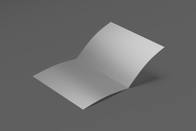 a white piece of paper that has a white square on it