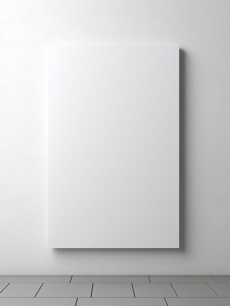 a white piece of paper that is on a gray background