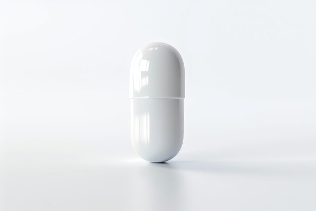 White Pill on Glossy Finish