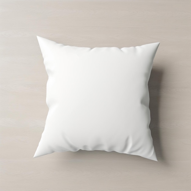 White pillow mock up