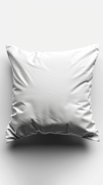 White Pillow on White Wall