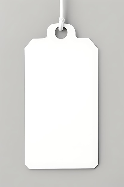 Photo white plain mockup