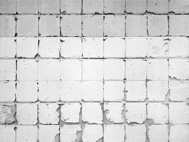 White plaster on the wall vintage background or texture