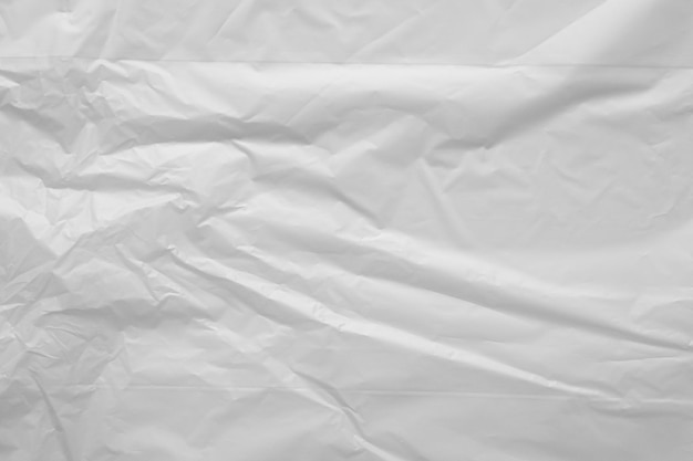 White plastic bag background texture close up