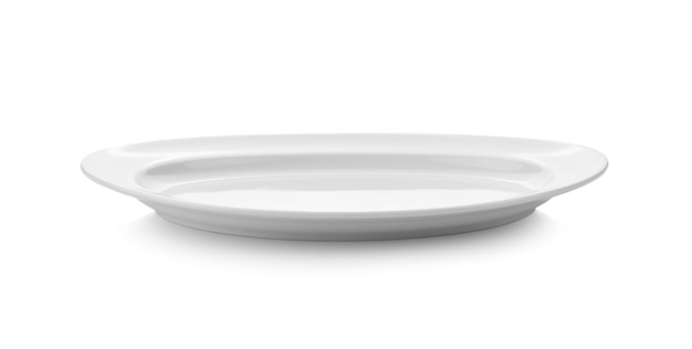 White plate isolated