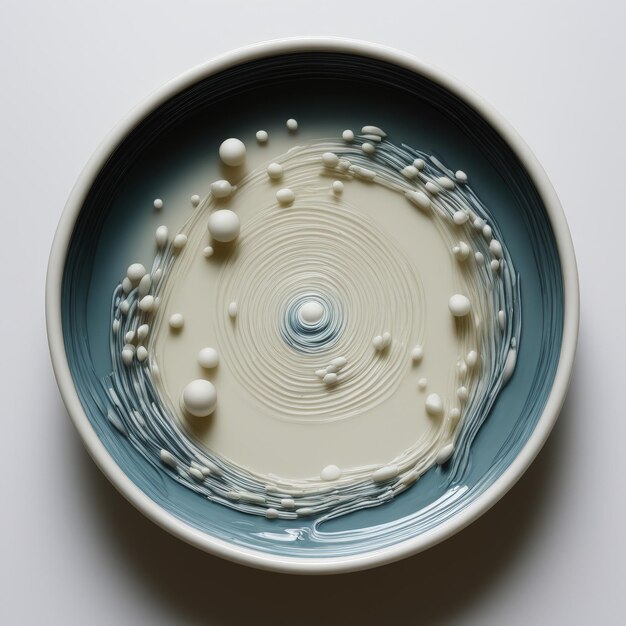 Фото Белая тарелка с белой керамической посудой и яйцами на столе горячая тарелка со белой кераміческой посудой