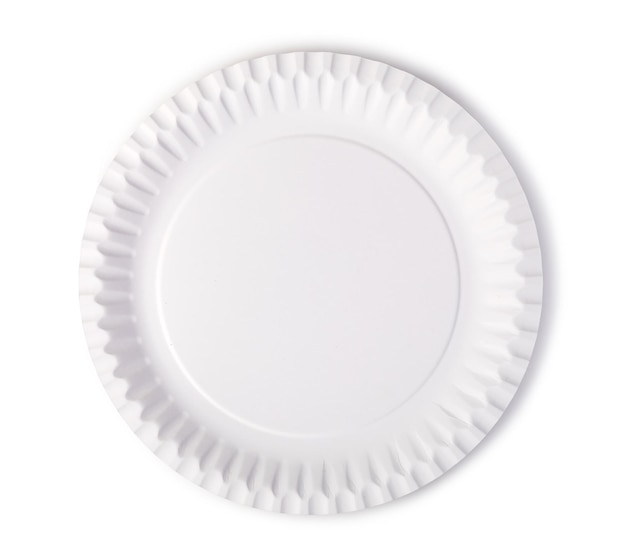 White plate