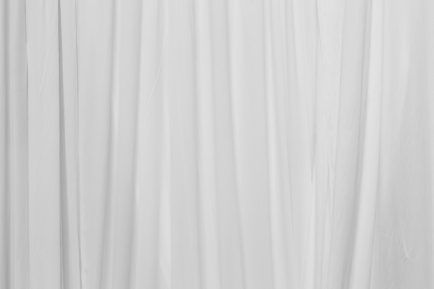 White pleat fabric background