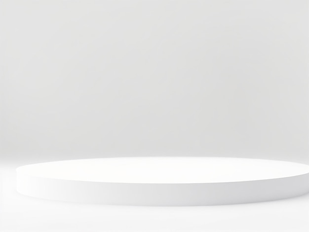 Photo white podium 3d abstract background empty backdrop pedestal product display for product