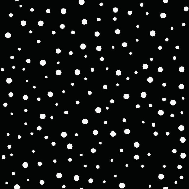 Photo white polka dots on a black background