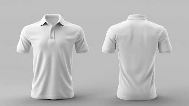 white polo shirt generated by ai
