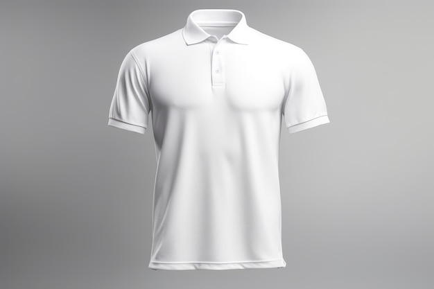 white polo shirt mockup