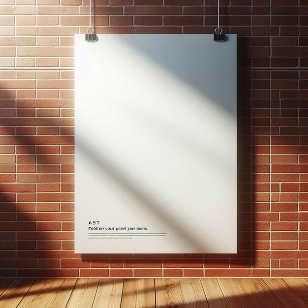 white Poster Mockup