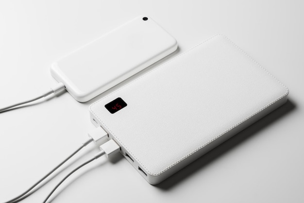 Photo white power bank