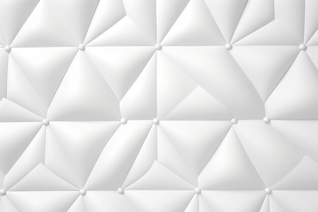 a white quilted mattress with a white background