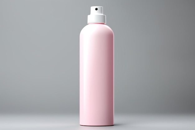 white Realistic Cosmetic Pink bottle can sprayer