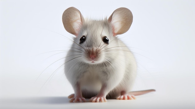 White realistic Mouse