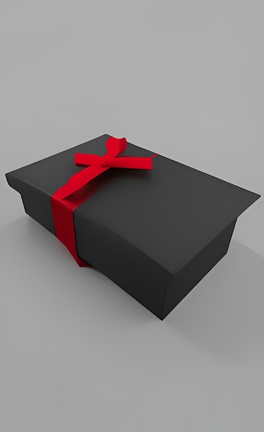 белый красный, красочная подарочная коробка Love Valentine от генеративного AI, AI Generated